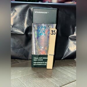 Starbucks Holographic Cold Cup Keychain